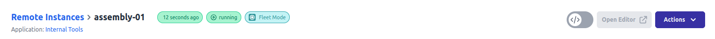 The "Developer Mode" toggle button available on the Device screen